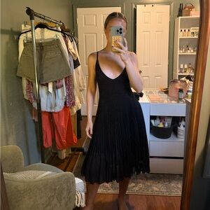 See You Monday Black Strapless Dress